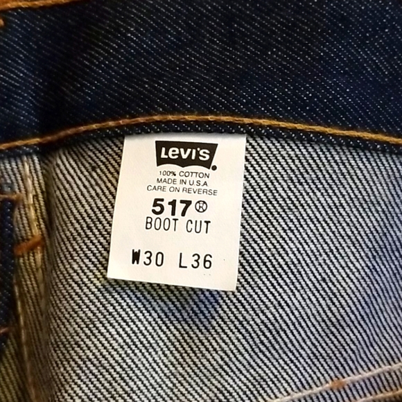 Brand New old stock Levi's 517 made in USA - Picture 5 of 5